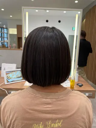 ショート 【透明感カラー🩶】 津田和希のヘアスタイル