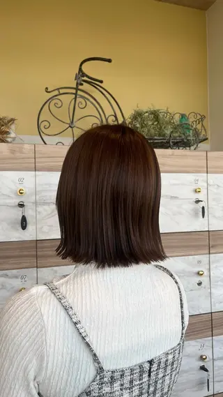 ミディアム 武田 美穂のヘアスタイル