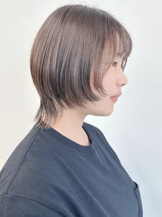 ショート ボブ/ゆるふわ ボブパーマ/とういのヘアスタイル