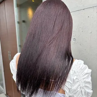ロング カラー 心美/ブリーチなし 透明感カラーのヘアスタイル