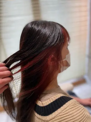 ロング カラー AGU 三条店 林　雄のヘアスタイル