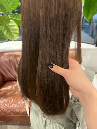 カラー カットモデル unaのヘアスタイル