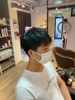 パーマ メンズ maco / 難波美容室のヘアスタイル