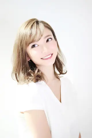 ミディアム カラー バレイヤージュ& 高発色カラー/市川のヘアスタイル