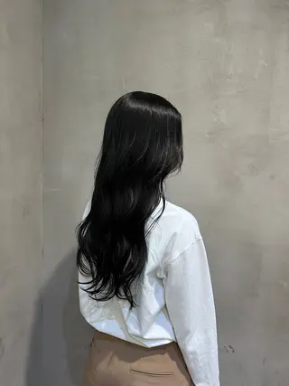 セミロング カラー ヘアアレンジ 🫧艶髪矯正 髪質改善🫧 大介のヘアスタイル