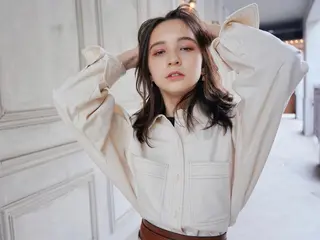 セミロング カラー パーマ ヘアアレンジ newi grande 横浜店のヘアスタイル