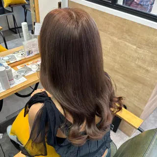 カラー 艶感カラー/オリーブ アレンジ：♡のヘアスタイル