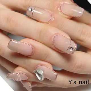 ネイル 手書きが得意🖌️ Y’s  nailのネイルデザイン