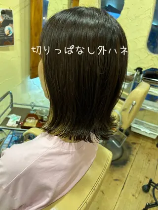 ミディアム 大鹿 数馬のヘアスタイル