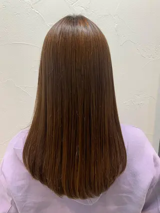 ロング カラー ヘアアレンジ 三好 羽美のヘアスタイル