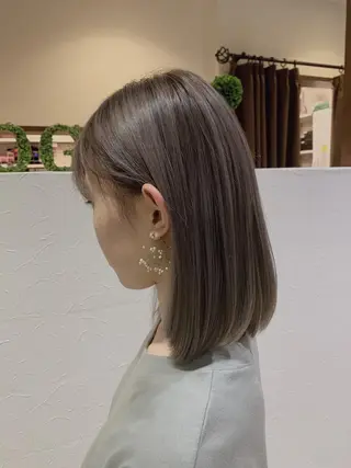 ミディアム カラー 【モニター募集】 三宅航平のヘアスタイル