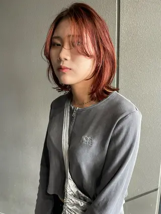 ショート 💓パーマ，💗 レイヤーカットのヘアスタイル