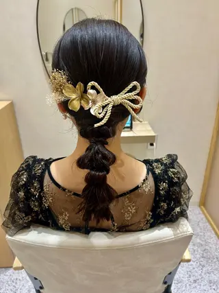 ヘアアレンジ Yamamoto 半個室美容室zinaのヘアスタイル