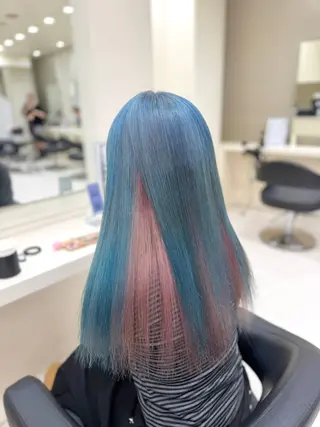 ロング ️🫧 AINE 🫧ハイトーンカラーのヘアスタイル