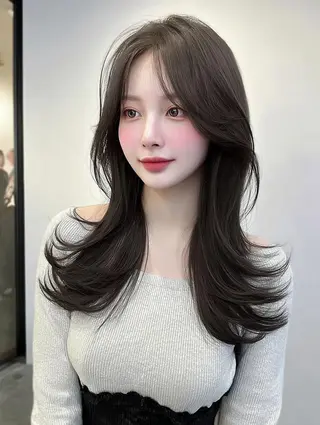 ロング 藤村 雄大のヘアスタイル