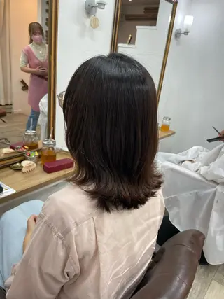 ミディアム 大人ガーリー🕊 Lewinはるのヘアスタイル