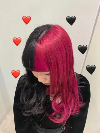 ミディアム カラー 新宿駅近♡個室 ♡関口三都季🌜のヘアスタイル