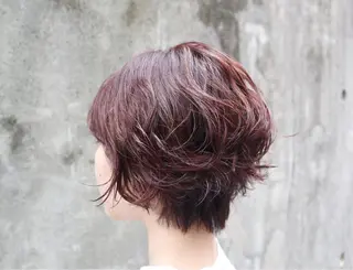 ショート パーマ ♦︎レイヤー/ボブ/ ショート/明梨♦︎のヘアスタイル