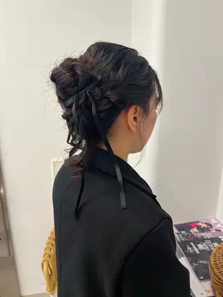 ヘアアレンジ アレンジ/ブラウン カラー HARU🕯のヘアスタイル