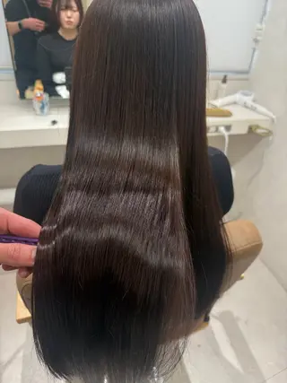 ロング カラー SLASHスラッシュ 兵頭　裕のヘアスタイル