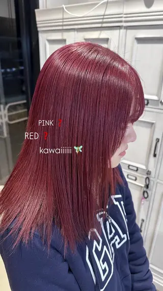 セミロング 坂庭 美夢のヘアスタイル