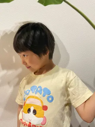 ショート キッズ やまこし 美裕樹のヘアスタイル