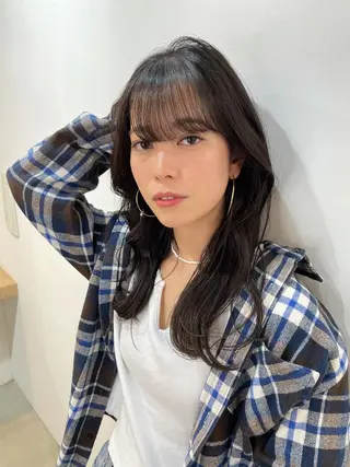 セミロング 髪質改善/縮毛矯正 /恵比寿/横山将大のヘアスタイル
