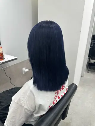 セミロング カラー ヘアセット🎀透明感 カラーHiROEのヘアスタイル