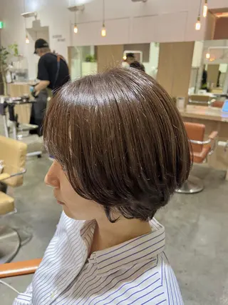 ショート カラー 🌷ショートレイヤー ヘッドスパ🌷鈴木のヘアスタイル