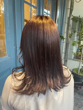 セミロング 齋藤 樹里のヘアスタイル