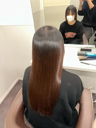 セミロング 美髪特化✨ 伊織✨縮毛矯正✨のヘアスタイル