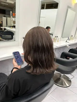 カラー 透明感ベージュ🤎 ナチュラルレイヤーのヘアスタイル