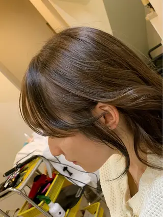 ロング 岡本 幸法のヘアスタイル