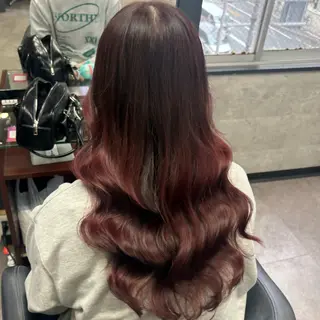 ロング OZ梅田♡ ゆはなブリーチのヘアスタイル