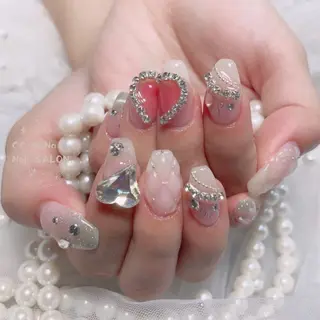 ネイル 💎CC・NaNa 韓国風ネイル🌙Cのネイルデザイン