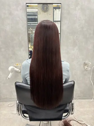 ロング カラー すぐ巻ける縮毛矯正 🍀勝倉　麗のヘアスタイル