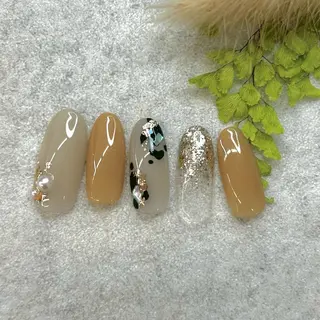ネイル ⭐︎休業中の練習⭐︎ JNA認定講師髙橋のネイルデザイン