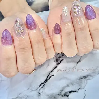 ミディアム jewelry & nailecxia のネイルデザイン