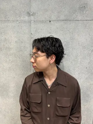 パーマ guzzle原宿 佐野将貴のヘアスタイル
