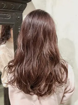 ミディアム カラー パーマ ヘアアレンジ ミニボブ/ブリーチ 🌈MISATOのヘアスタイル