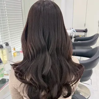 カラー 🤍ブリーチなし ブラウンhimi🤍のヘアスタイル