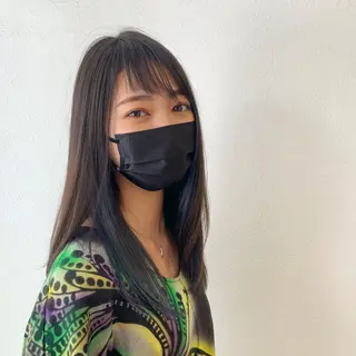 ロング ハッシュ・ウルフ🐺 小顔レイヤー松山直史のヘアスタイル