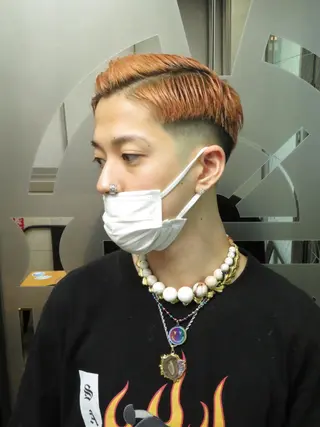 カラー メンズ 渋谷/フェード/ 國分 翔のヘアスタイル