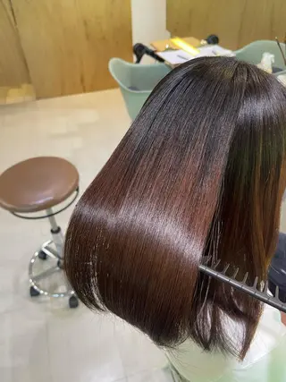 ミディアム 西梅田🌿髪質改善 井手　浩太朗のヘアスタイル