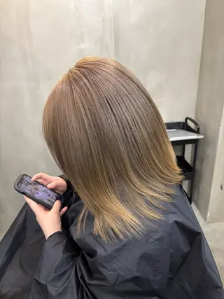 ショート カラー 中園康 /カラー/ブリーチのヘアスタイル