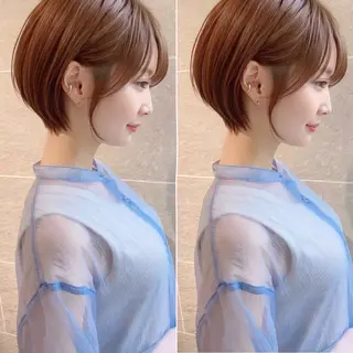 ショート ショート/ 似合わせカットモカのヘアスタイル