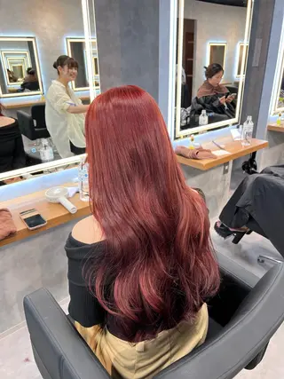 ロング カラー 💖札幌カラー 指名No.1💖玲奈のヘアスタイル