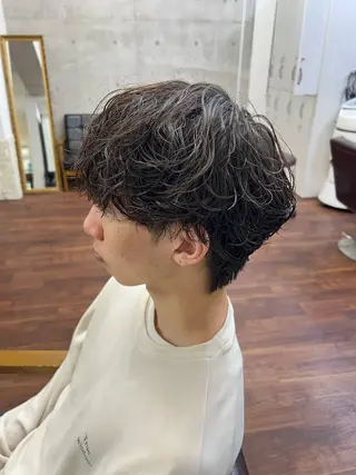 ショート パーマ メンズ Yui/ショート /シャドウパーマのヘアスタイル