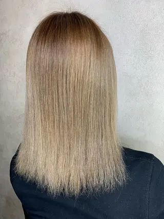セミロング 西村 雄二/エクステのヘアスタイル