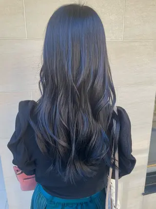 ロング 透明感/ハイトーン ／レッドカラー🍓のヘアスタイル